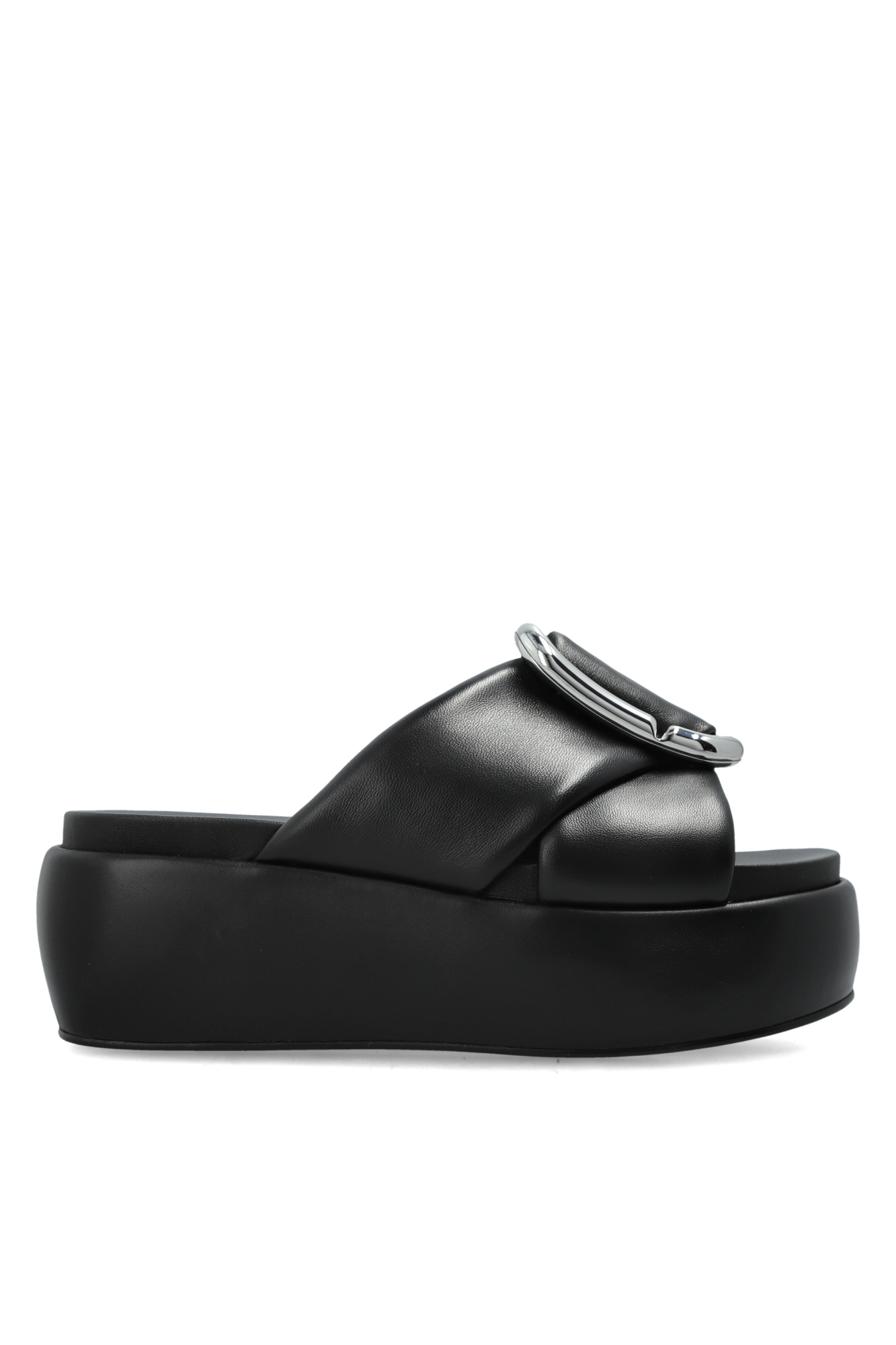 Marc Jacobs Leather platform slides | Women's | Vitkac